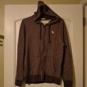 Sm Burgundy Abercrombie & Fitch Jacket